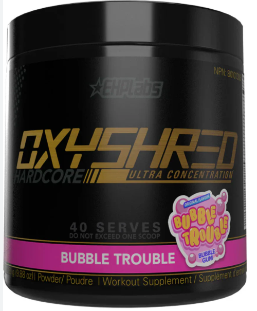 EHP Labs OxyShred Hardcore 264g Bubble Trouble
