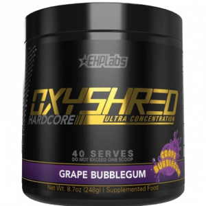 EHP Labs OxyShred Hardcore 244g Grape Bubblegum