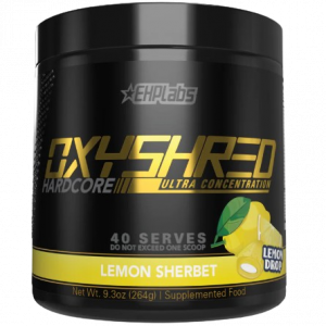 EHP Labs OxyShred Hardcore 256g Lemon Sherbet