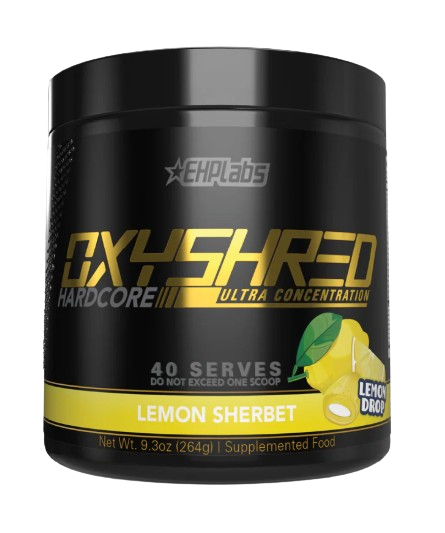 EHP Labs OxyShred Hardcore 256g Lemon Sherbet